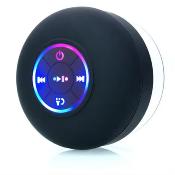 Bluetooth-duschhögtalare med sugpropp, vattentät och stänksäker, HD-ljudkvalitet, enkel parkoppling