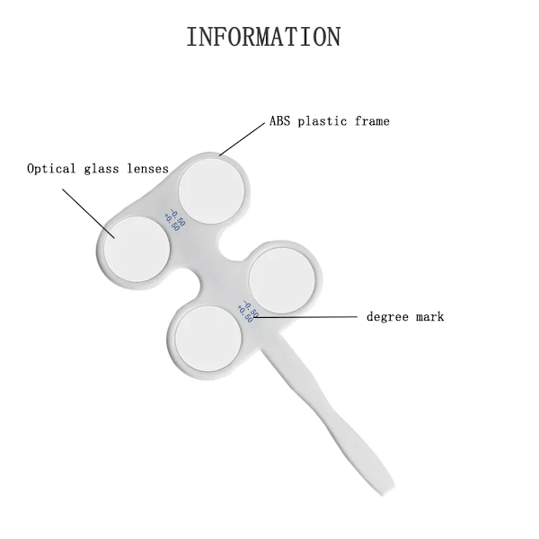 100% Uusi Loudly Merkkinen 4 Linssin Optinen Optometrian Flipperilinssipidike Silmäharjoittelija Okkluderi FL-1