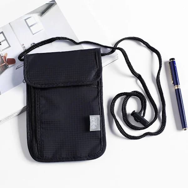RFID Pas ID Taske Dokumentpung SORT sort