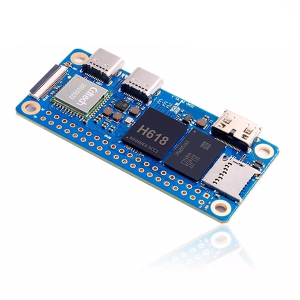 XJ-For Zero 2w Utvecklingskort 1g Ram+expansionskort+fodral+kylfläns Ddr4 H618 Wifi5 Bt5.0 Stöd 4