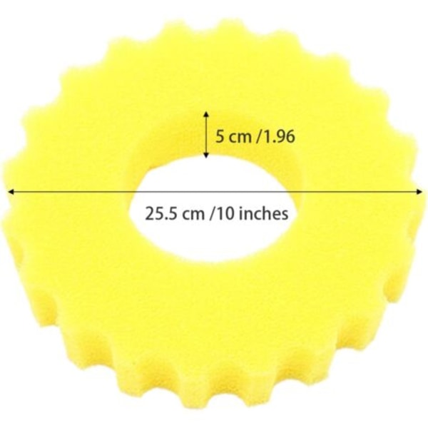 5-pack CPF/CPA-10000 Utomhus Damfilter Skum Kompatibel med SunSun Damfilter Svamp Högeffektivt Filter Svamp Lätt Utbytbar Damfilter