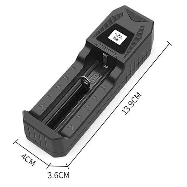 XJ-3.7v Litiumakku 1.2v No. 7/ 5 Yleislaturi Sopii 14500 16340 26650 18500 18650 217