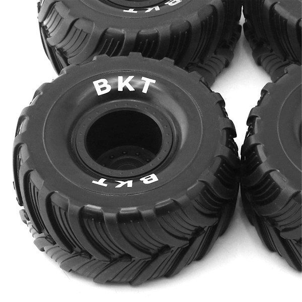 XJ-4 stk. 100mm 1/10 Dæk Hjul 12mm Hex Til 1/18 Mini Rc Bil Opgraderingsdele, Grøn