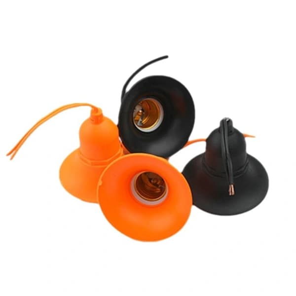 E27 Lampunpidike LED Lampunjalka ORANSSI oranssi