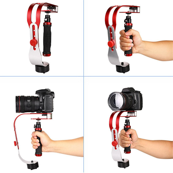 XJ-Dslr Kameraer Videokamera Bærbar Bueformet Håndholdt Stabil Video Stabilisator Anti Rystende Balance Sta