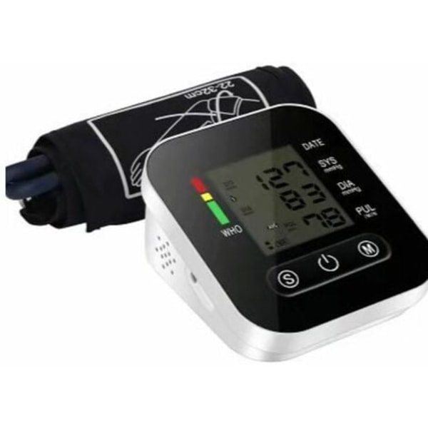 Elektronisk blodtrycksmätare för hemmabruk, blodtrycksmätare, blodtrycksmätningsinstrument,