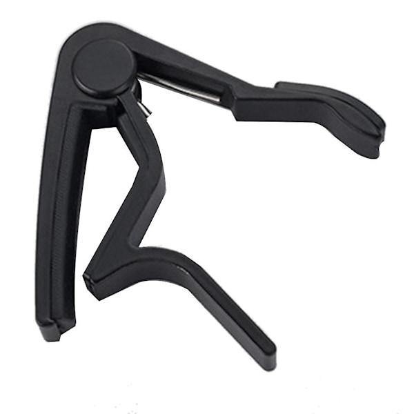 XJ-Akustisk/elektrisk/klassisk Aluminium Legering Guitar Capo Hurtigt Skift Nøgleklemme, sort