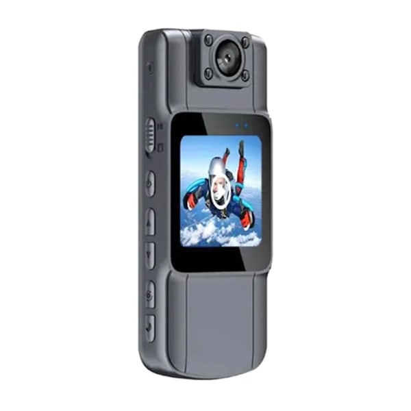 XJ-Mini Kamera Wifi Hd/4k Infrarød Nattsyn 180 Roterende Linse Og Ryggklips Lovhåndhevelse Opptaker