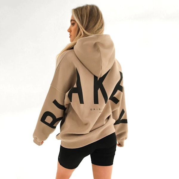 Blakely Hættetrøjer Dame Hættetrøje Langærmet Trøje Casual Toppe Khaki Khaki 2XL 2XL 2XL 2XL Khaki