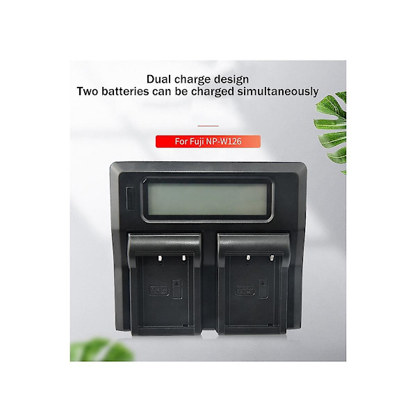 XJ-Np-w126 Batteri Dobbelt Oplader Smart Digital Oplader Til Xt3 X100v Xt200 Xt30 Xa7 Kamera Batteri Ch