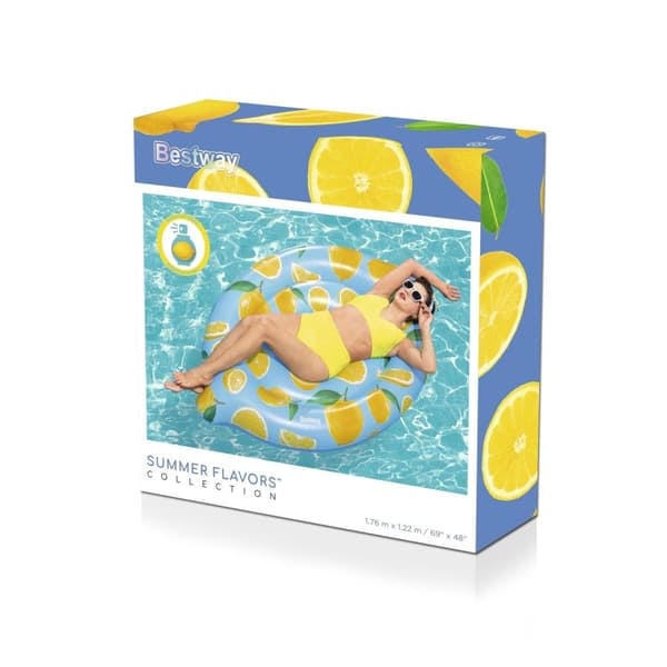 XJ-Bestway Citron Badmadrass 176 x 122 cm