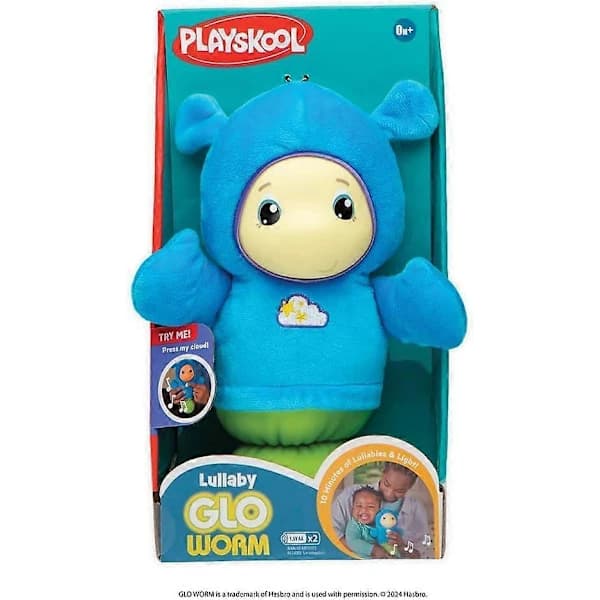 {xjxj} Playskool Lullaby Gloworm - Blå Barnlegetøj