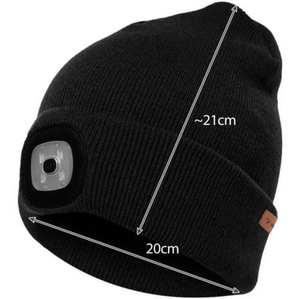 XJ-Lue med Avtakbar LED Lampe Svart