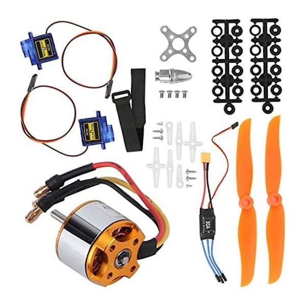 XJ-2212 1400kv Motor+8060 Propeller+sg90 9g Servo+30a Xt60 Esc Rc Helikopter Tillbehör För Rc Quadcopter