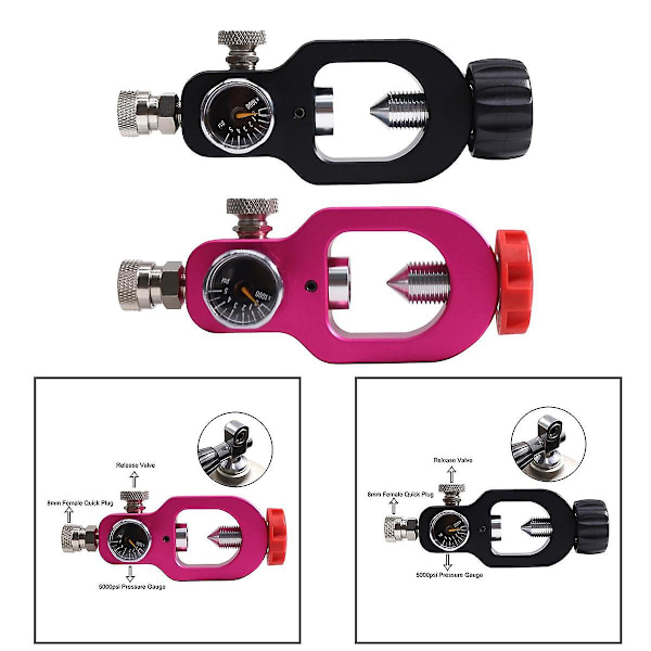 Dykning Scuba Tank Genopfyldningsadapter Dykning Iltflaske Genopfyldningsadapter Ventil Scuba Adapter Til Divi