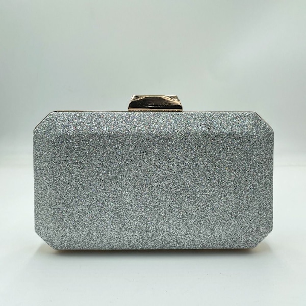 XJ-Akseltasker Aften Clutch SØLV