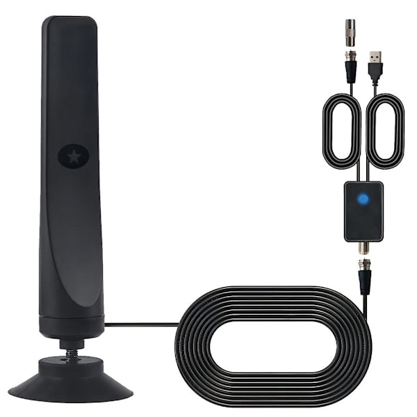 Rewave Antenne, Rewave Antenne, TV-antenne, Sugekopp-TV-antenne Plug and Play