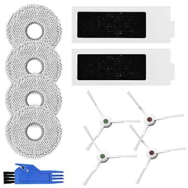 Tillbehörssats för Deebot T20 Omni/T20/T20 Max/T20 Pro Robotdammsugare HEPA-filter Sidoborstar Mopp C