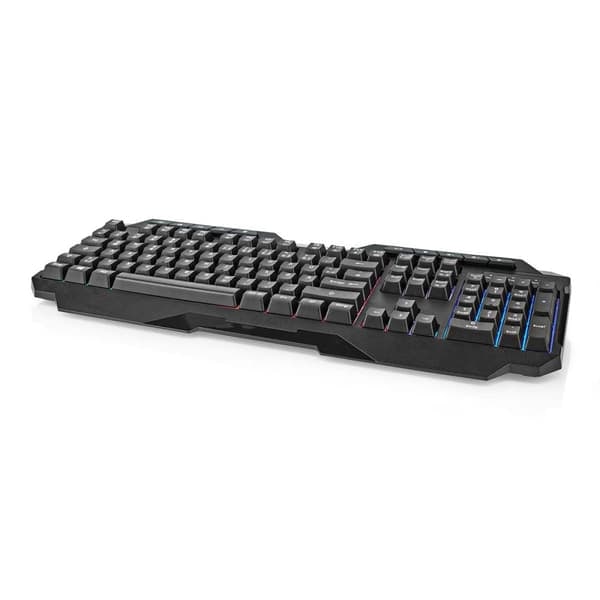 XJ-Kablet Gaming Tastatur | USB Type-A | Membrantaster | LED | QWERTZ | DE Layout | USB strøm | Strømkabellængde: 1.30 m | Multimedia