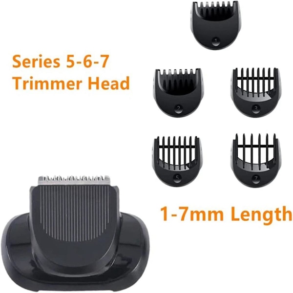 XJ-Skjeggtrimmerfeste for Serie 5, 6 og 7 Elektriske Barbermaskiner 5018s, 5020s, 6075cc, 7071cc