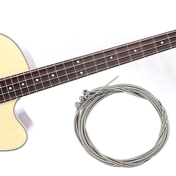 XJ-3x Set med 4 st Stålsträngar för 4-strängad Basgitarr