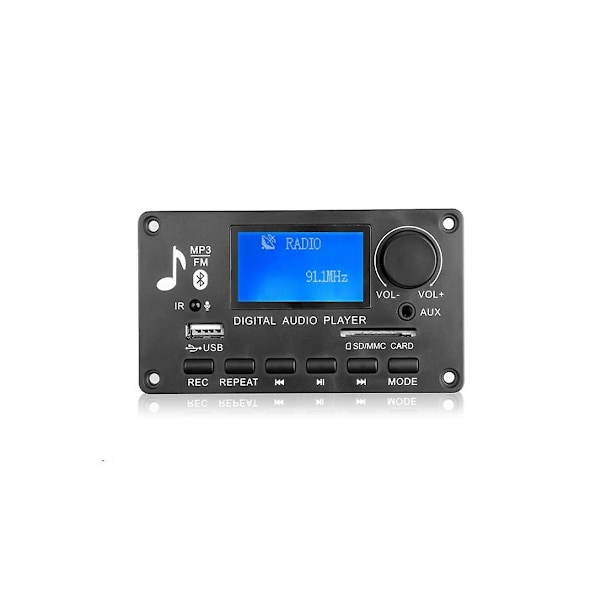 XJ-Dc 12v Mp3 Dekoder Board Forstærker Bilradio Receiver Mp3 Afspiller Bluetooth V5.0 Usb Sd Modul Mp3 F