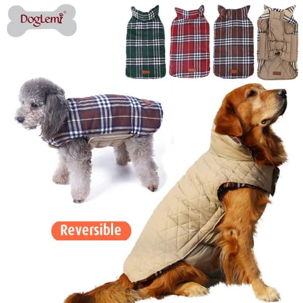 Hundkläder Hundrock Hundjacka Hundtröja Varm Vinter Röd XS[pl]