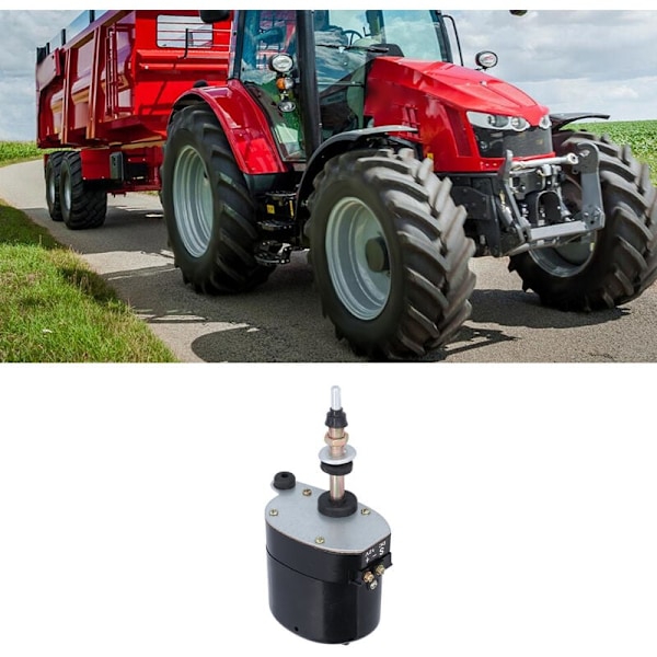 XJ-DC12V Metall Vindrutetorkarmotor, 105° Torkningsområde, Universellt Traktortillbehör