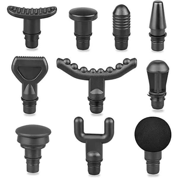 Yleiskäyttöinen vaihtopää hierontavasaraan, silikoninen hierontapääsetti, kehon rentoutus, fascia-hierontavasaran pää kaikkiin 18-19 mm:n malleihin