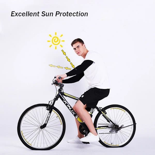 Arm Sleeves Arm Cover VIT Hvit