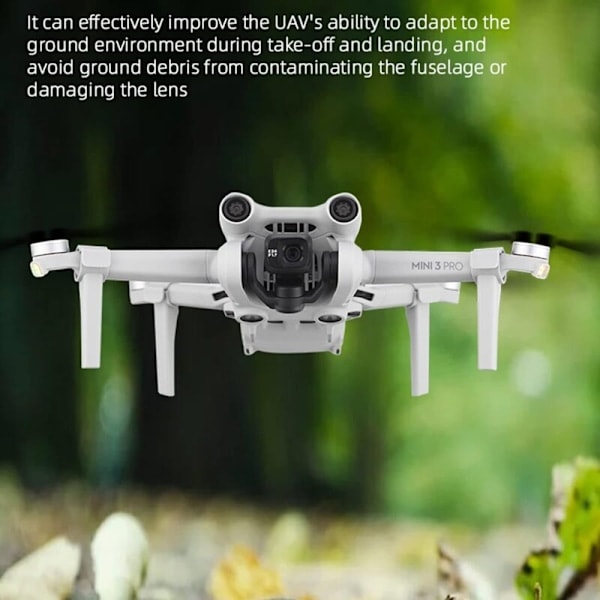 Letvægts Anti-ridse Landingsstel Hævebeslag til DJI Mini 3 Pro Drone Tilbehør