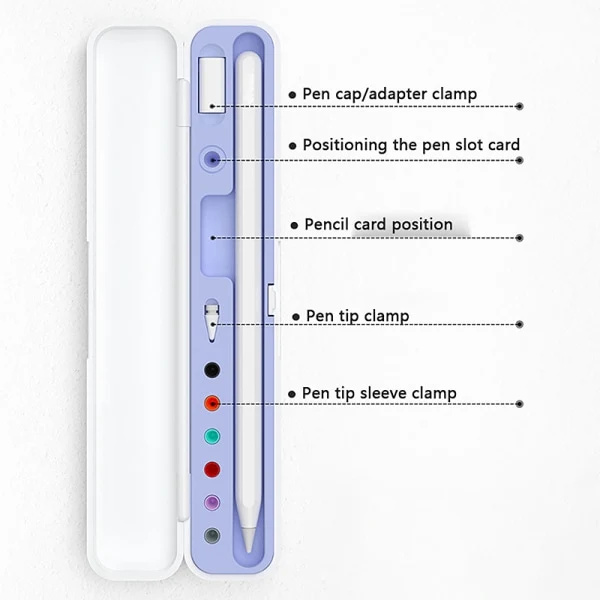 1. bærbare penalhus til Apple Pencil 1. & 2. generation - Sort[pl]
