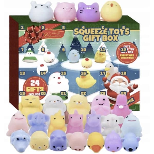 Joulukalenteri Squishy Antistress Joulu