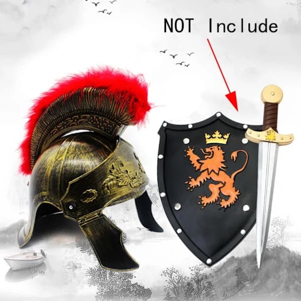 Maskeradehjelm Spartan Warrior Hat 4 4 4[XJ]