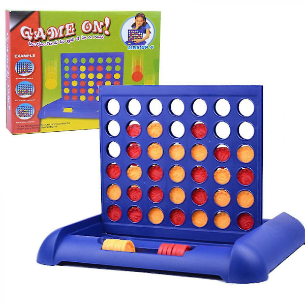 XJ-Connect 4 - Klassiskt Fyra i Rad-spel - Brädspel och leksaker för barn, pojkar, flickor - Från 6 år