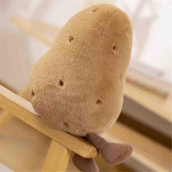 Stor Potatis Plyschleksak - Kawaii Potatis Plysch - Mjuk Matkudde Leksak - Söt Plyschleksak Present A