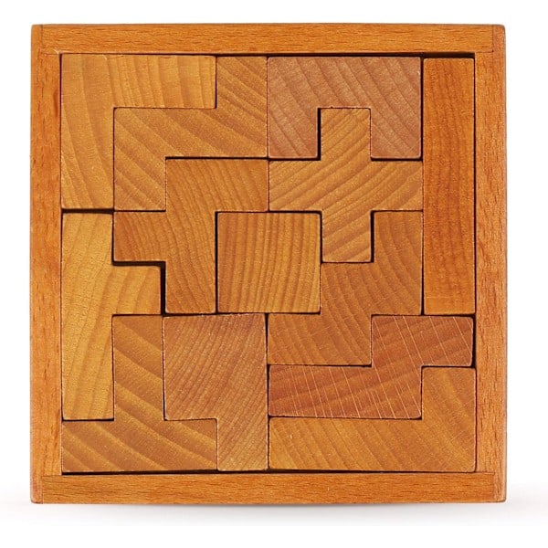 Puinen palapeli | Palapeli lapsille ja aikuisille | Haastava palapeli | Pentomino-palapeli | 3+ vuotiaille