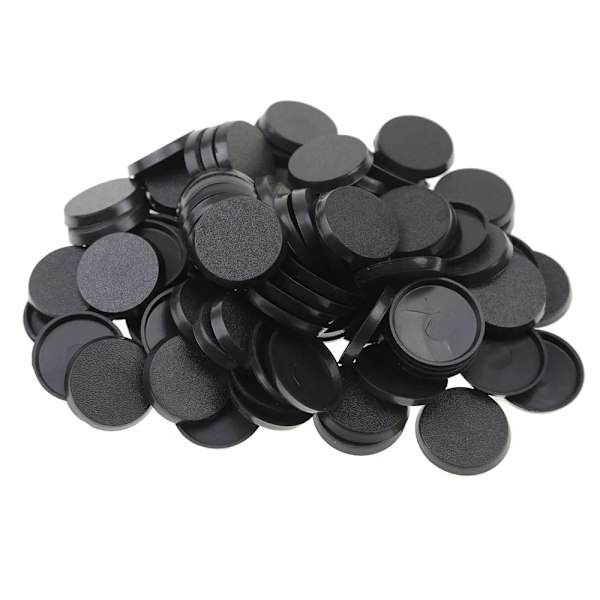 25mm/32mm/40cmm Runde Plastik Model Baser til Krigsspil Bordspil DIY Legetøj Miniature Model Folk Base 20 stk./40 stk./60 stk.