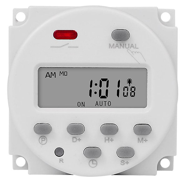 XJ-15, 98 tuuman LCD Digitaalinen Ajastin 5V DC Ohjelmoitava Aikakytkin CN101S-5V