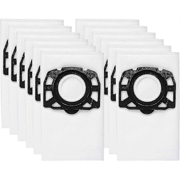 12-pack KFI 487 filterpåsar till Kärcher WD4, WD5, WD6 dammsugare