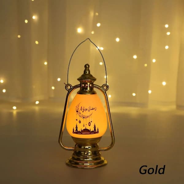 Ramadan Bordslampa GULD GULD för Eid al-Fitr