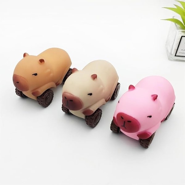 Kapibara-pallo, Erittäin pehmeä stressin lievitykseen (Ruskea+Pinkki+Beige)