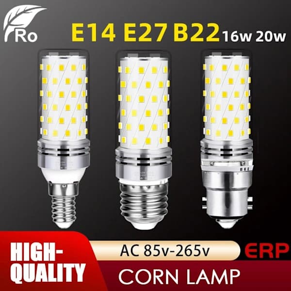 LED Flimmerfri VARM HVIT E14 20W E14 20W Varm Hvit E14 20W