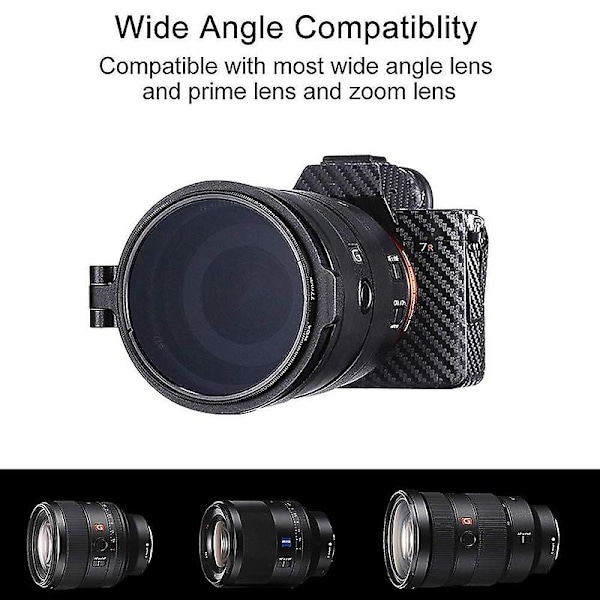 XJ-Nd Pikakiinnitteinen kytkinpidike linssisuodatin DSLR-kameran valokuvauslinssin pidikkeelle 77mm