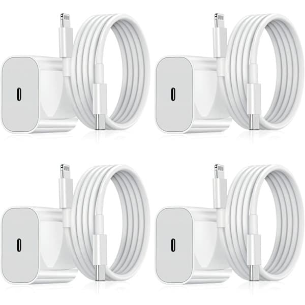 20W USB-C Hurtigoplader med kabel til iPhone[JUN] 1-pak iPhone 1-pack iPhone