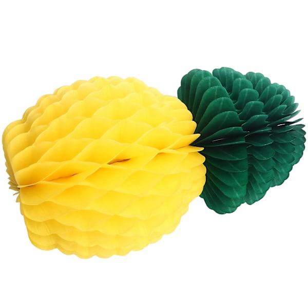XJ-12 Pakkaus Ananas Hunajakenno Keskipisteet Silkkipaperi Ananas 8 Tuuman Juhlatarvikkeet Pöytäkoriste