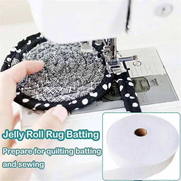 XJ-2 Rullatut Pehmusteliuskat 2 1/4 Tuuman Puuvilla-Sekoitteinen Fleece-Pehmuste Rullassa Yhteensä 70 Jaardia Jelly Roll Mattoihin, Heittomattoihin (YJD)