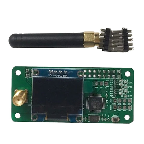 XJ-Mmdvm Relä Dmr P25 Dstar Digital Radio Gateway Hotspot Expansionskort + Oled + Antenn