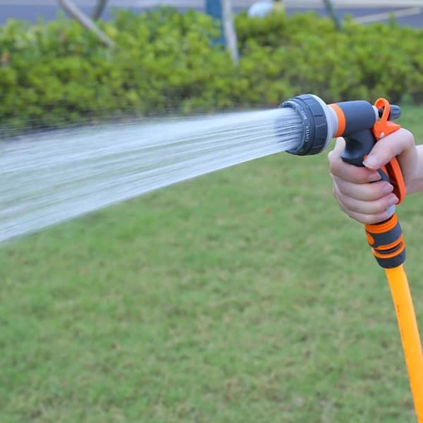 Garden Spray Nozzle, 8 Patterns, Lightweight and Comfortable, Water Saving and Eco-Friendly, Comfortable Grip
