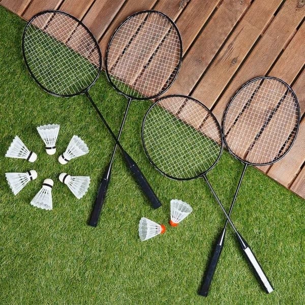 XJ-Badmintonset för två med lätt och flexibelt racket